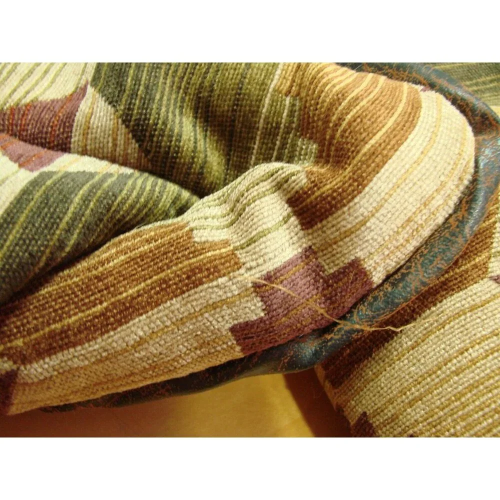 Pair Croscill Pillow Cover Cases Shams Chenille Standard 27X21